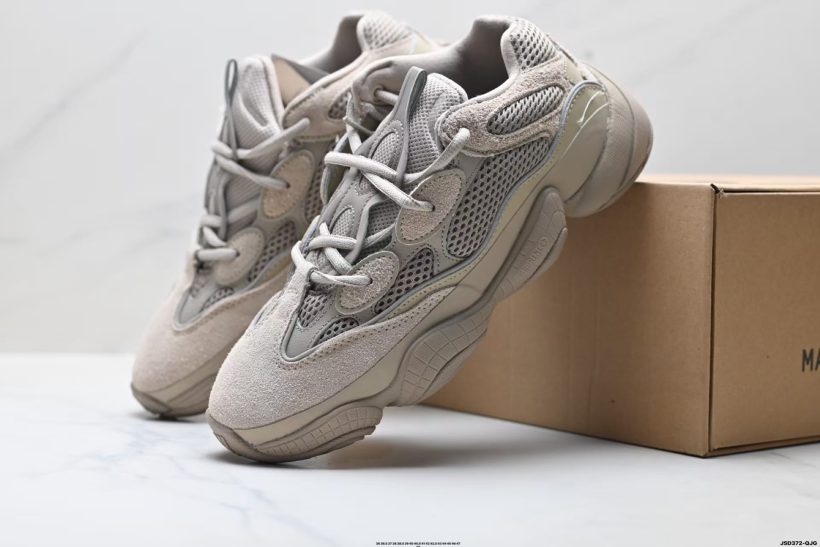 About Us - adidas Yeezy 500 Yeezy 500 GV6373 A chunky retro runner built with mesh and premium suede/leather layers, plus an adiPRENE midsole and rubber outsole for cushioned everyday comfort.