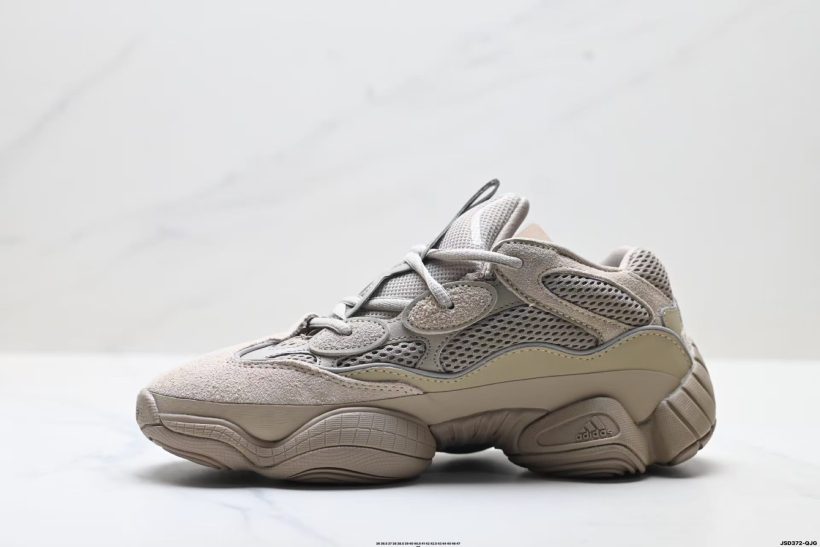 About Us - adidas Yeezy 500 Yeezy 500 GV6373 A chunky retro runner built with mesh and premium suede/leather layers, plus an adiPRENE midsole and rubber outsole for cushioned everyday comfort.