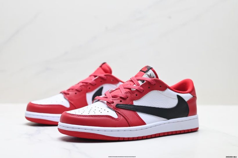 About Us - Air Jordan 1 AJ1 Reverse Swoosh Air Jordan 1 Low x Travis Scott “Reverse Swoosh” | Black Suede | DZ4137-700