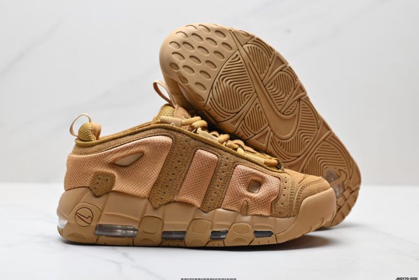 About Us - Air More Uptempo 414962 Air More Uptempo 414962 A bold ’90s basketball icon with oversized “AIR” graffiti-style lettering, elastic straps for easy wear, and visible Air cushioning in heel, forefoot, and midfoot.