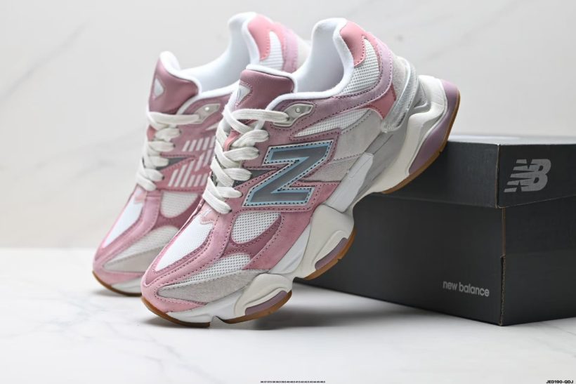 About Us - New Balance 9060 sneakers New Balance 9060 A bold retro running silhouette built with breathable mesh and premium suede overlays, finished with ABZORB cushioning to soften impact for everyday comfort