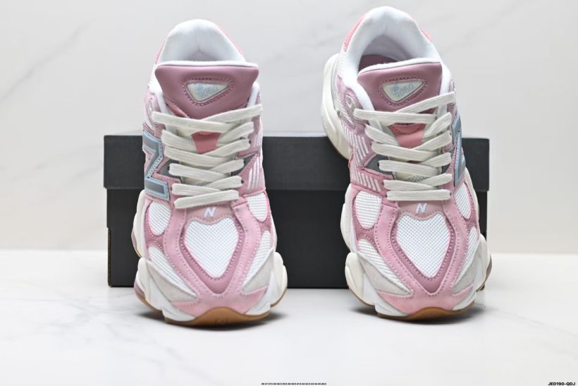 About Us - New Balance 9060 sneakers New Balance 9060 A bold retro running silhouette built with breathable mesh and premium suede overlays, finished with ABZORB cushioning to soften impact for everyday comfort