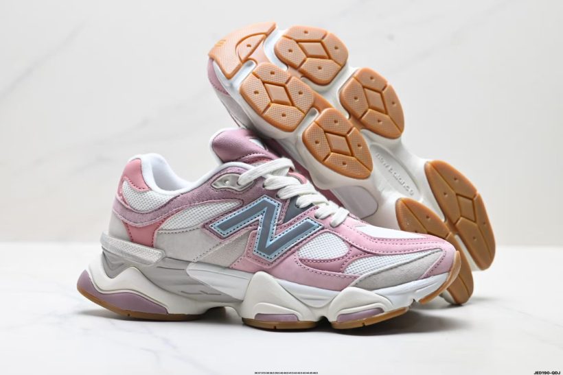 About Us - New Balance 9060 sneakers New Balance 9060 A bold retro running silhouette built with breathable mesh and premium suede overlays, finished with ABZORB cushioning to soften impact for everyday comfort
