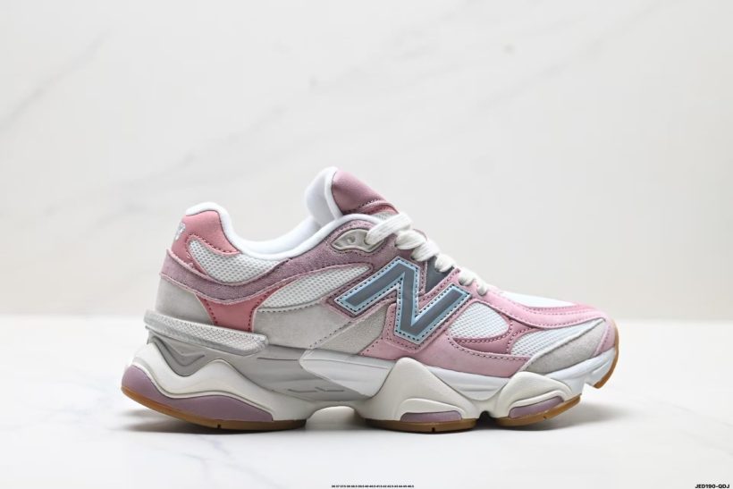 About Us - New Balance 9060 sneakers New Balance 9060 A bold retro running silhouette built with breathable mesh and premium suede overlays, finished with ABZORB cushioning to soften impact for everyday comfort