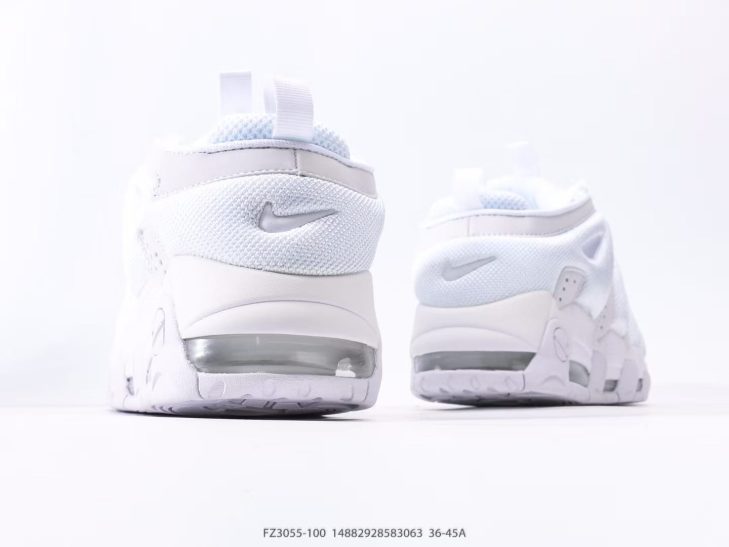 About Us - Nike WMNS Air More Uptempo Air More Uptempo Barely Green A bold ’90s basketball icon with oversized “AIR” graffiti-style lettering, elastic straps for easy wear, and visible Air cushioning in heel, forefoot, and midfoot.