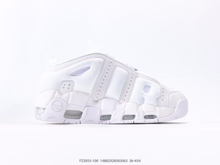 About Us - Nike WMNS Air More Uptempo Air More Uptempo Barely Green A bold ’90s basketball icon with oversized “AIR” graffiti-style lettering, elastic straps for easy wear, and visible Air cushioning in heel, forefoot, and midfoot.