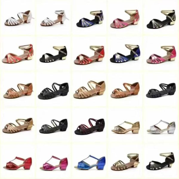 Ballroom Dance Shoes – Mixed Sizes EU 25-33 & EU 34-40