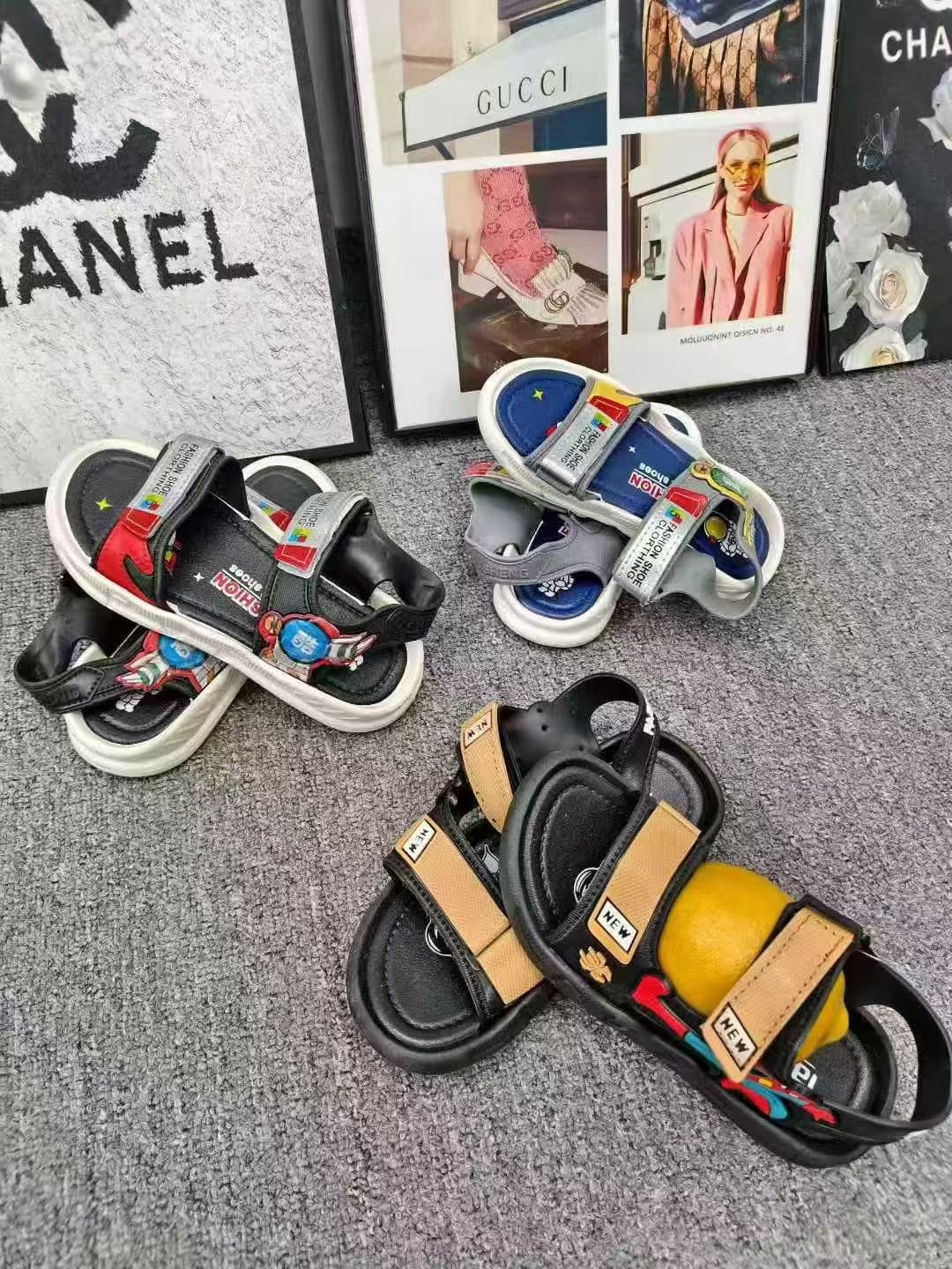 Kids PVC Beach Sandals 3 Kids PVC Beach Sandals - Image 3