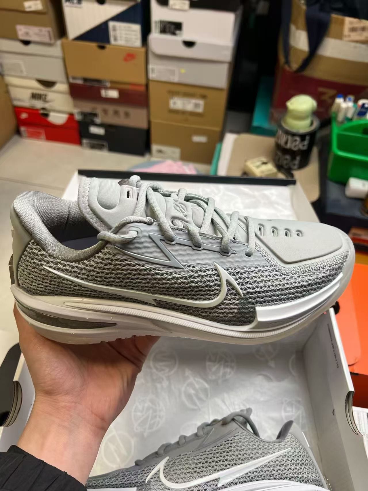 Knit Basketball Shoes | GT Cut 4 Style | Size 36-45 1 Knit basketball shoes GT Cut 4 style, size 36-45, blue black sneakers