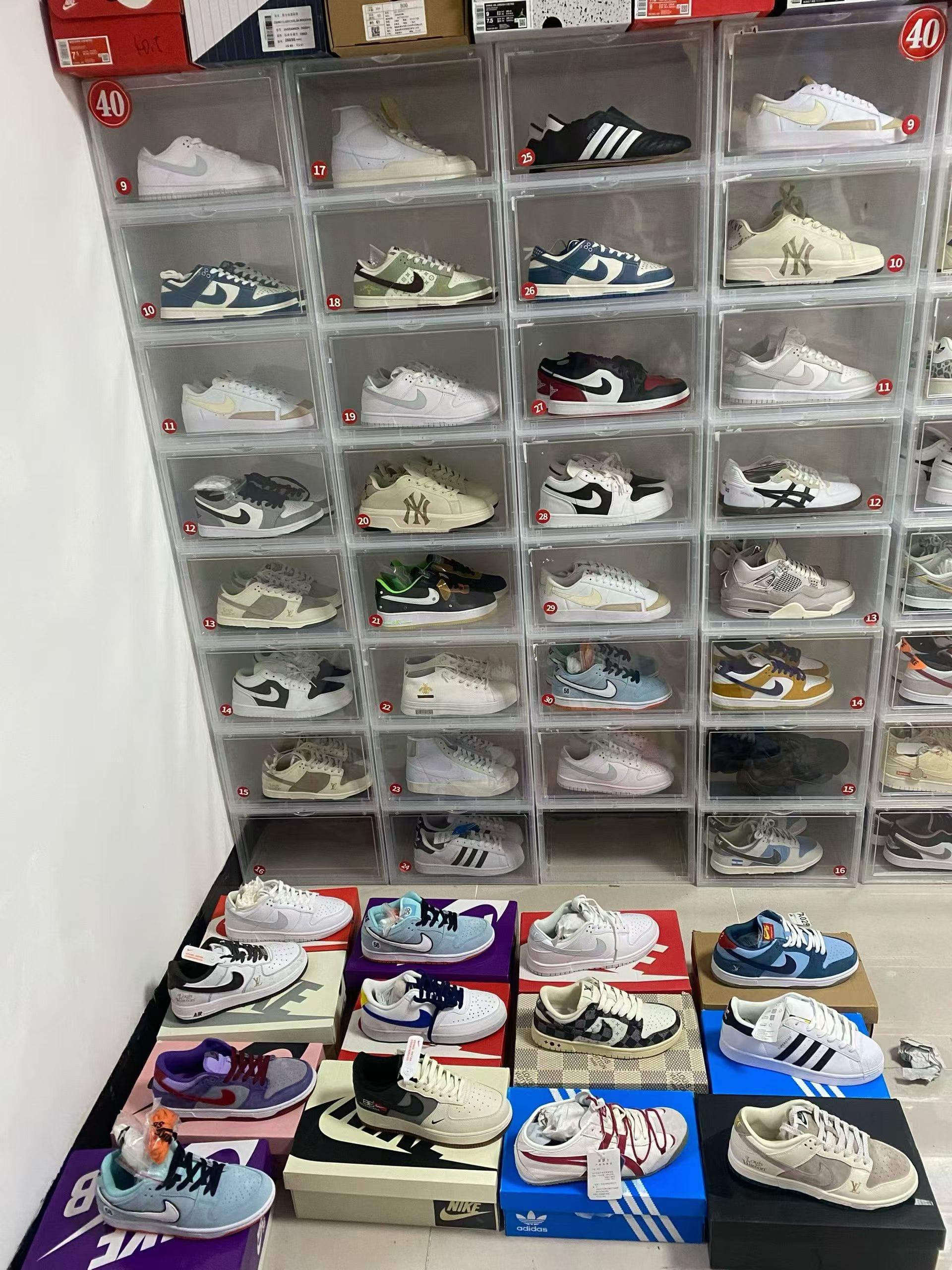 bulk shoes pricing based on carton cost and shipping volume