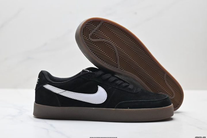 Nike Killshot 2 Low-Top Sneakers 8 Nike Killshot 2 textured Swoosh and stitching close up