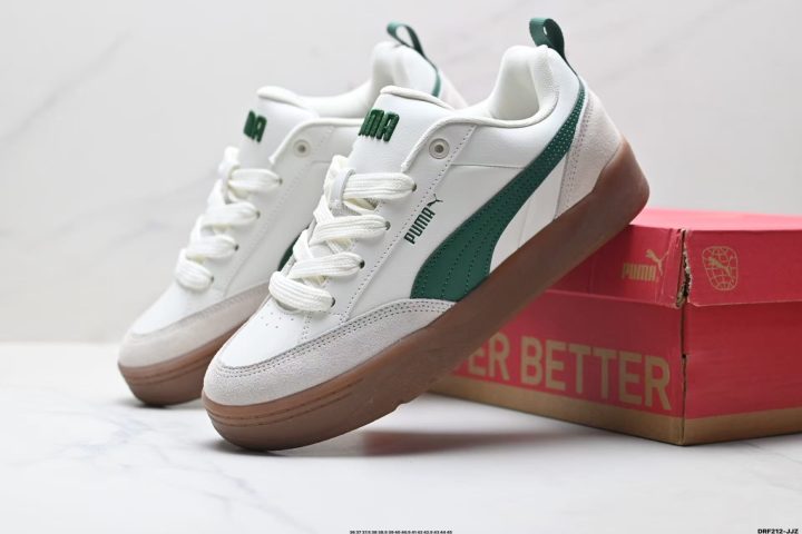 PUMA Park Lifestyle OG 10 Main image (45° side view): show the chunky profile and suede overlays