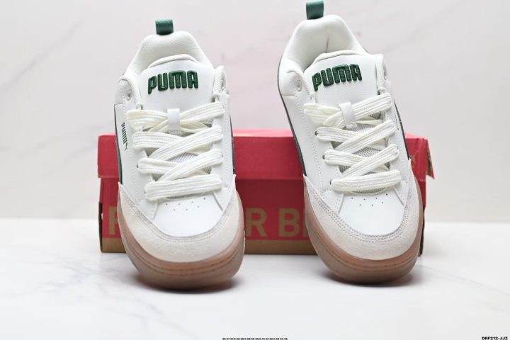 PUMA Park Lifestyle OG 11 Park Lifestyle OG suede upper and tongue logo close up