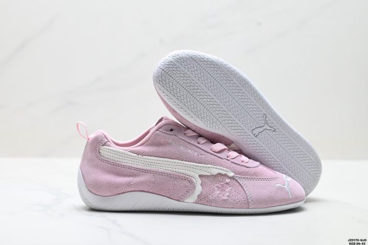 PUMA Speedcat Plus premium suede upper top view