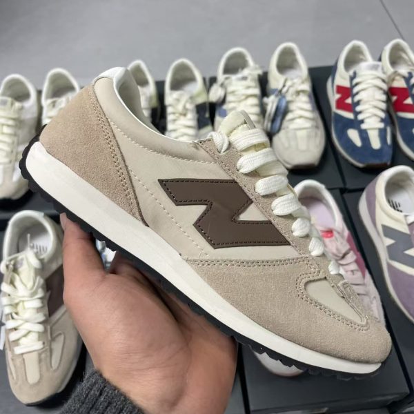 retro suede sneakers