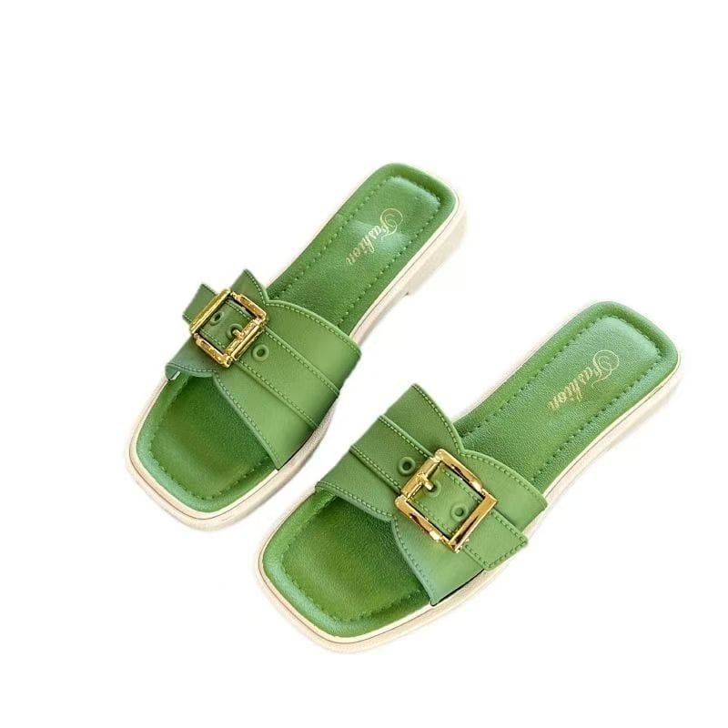 Summer Women Flat Slide Sandals 1 Summer Women Flat Slide Sandals