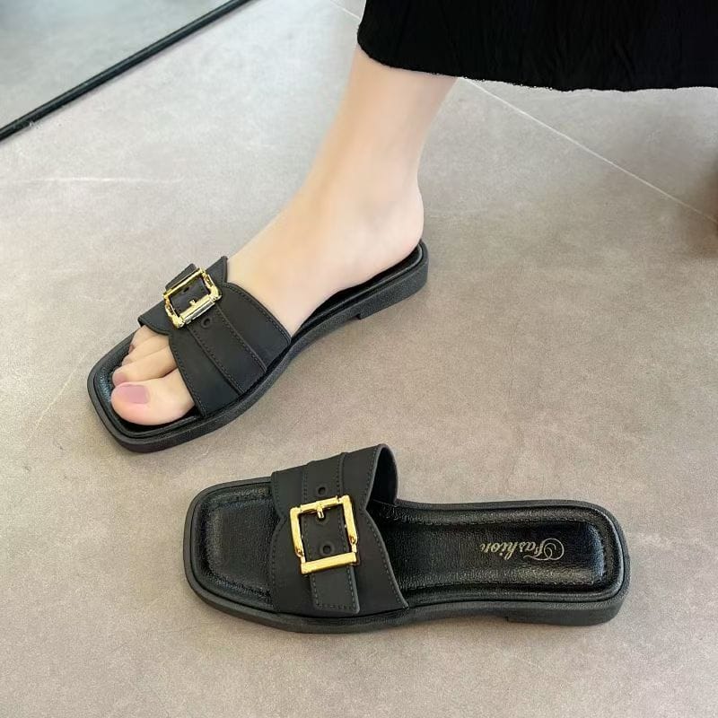 Summer Women Flat Slide Sandals 3 Summer Women Flat Slide Sandals - Image 3