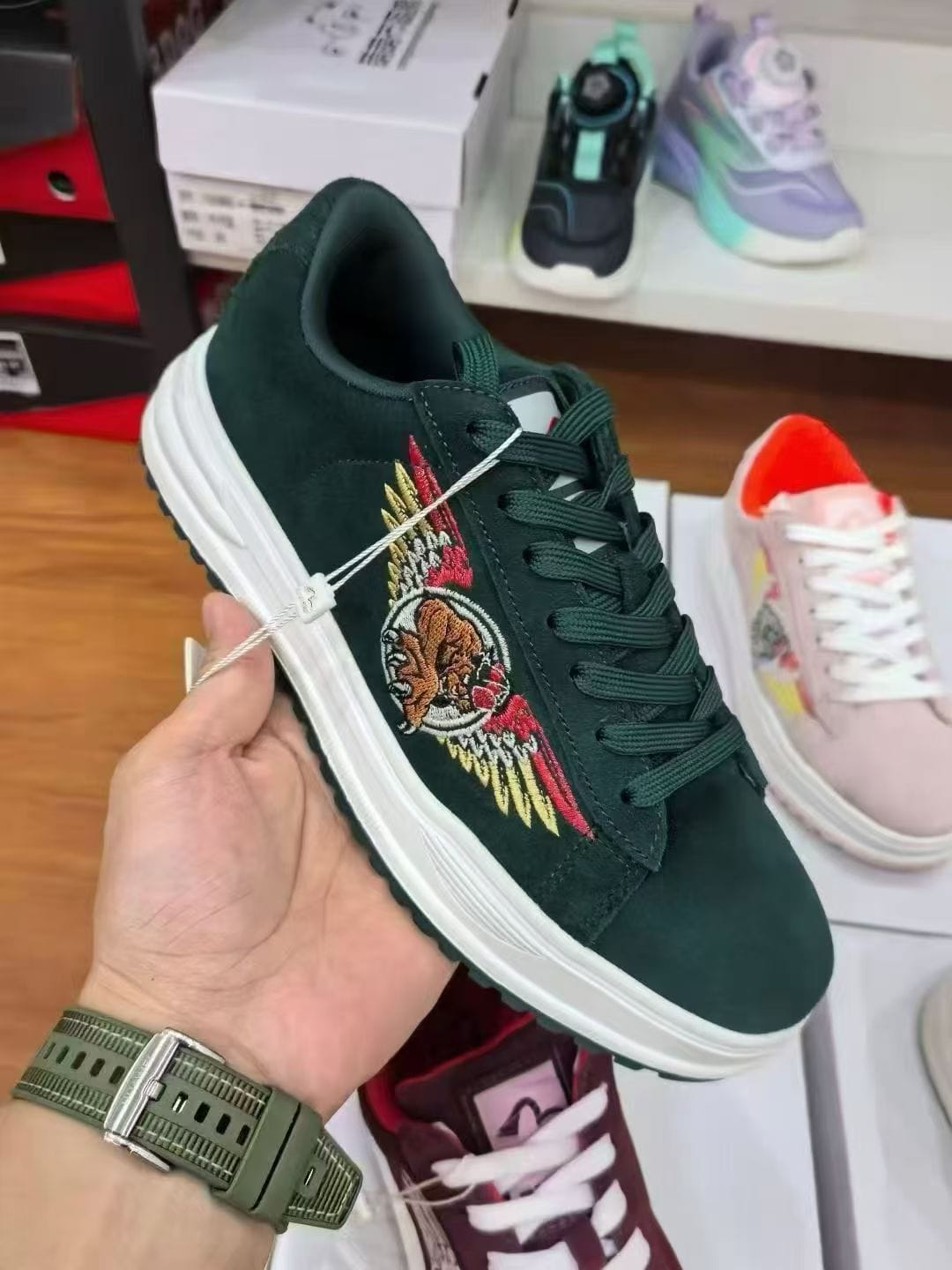 Unisex Leather Skate Sneakers – Rubber Sole 6 Unisex Leather Skate Sneakers – Rubber Sole - Image 6