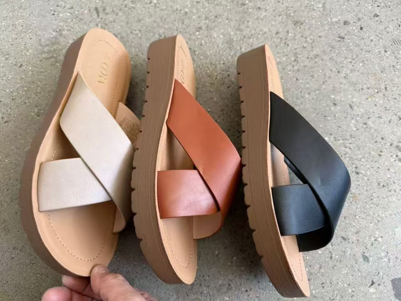 Women’s PU Slides In Stock 4 Women’s PU Slides In Stock - Image 4