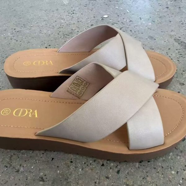 Women’s PU Slides In Stock