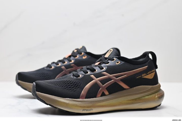 ASICS GEL-KAYANO 31 20 About Us - ASICS GEL-KAYANO 31 ASICS GEL-KAYANO 31 <strong data-start="547" data-end="570">ASICS GEL-KAYANO 31</strong> is a lightweight, supportive running shoe built with an ergonomic fit for comfortable daily training. A one-piece double-layer engineered knit upper uses high-elastic materials for a smooth