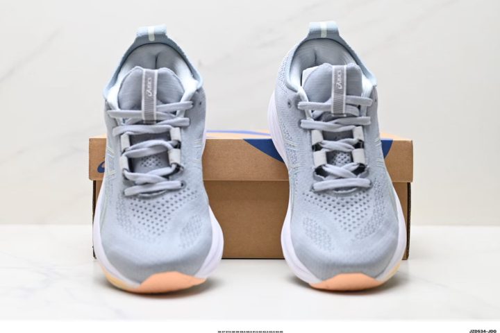 ASICS Gel-Nimbus 26 22 About Us - ASICS Gel-Nimbus 26 ASICS Gel-Nimbus 26 <strong data-start="537" data-end="560">ASICS Gel-Nimbus 26</strong> is a low-top running shoe made for soft cushioning and everyday comfort. A lightweight foamed midsole helps keep the ride smooth, while ASICS GEL cushioning in both the heel and forefoot improves impact absorption for a softer step.