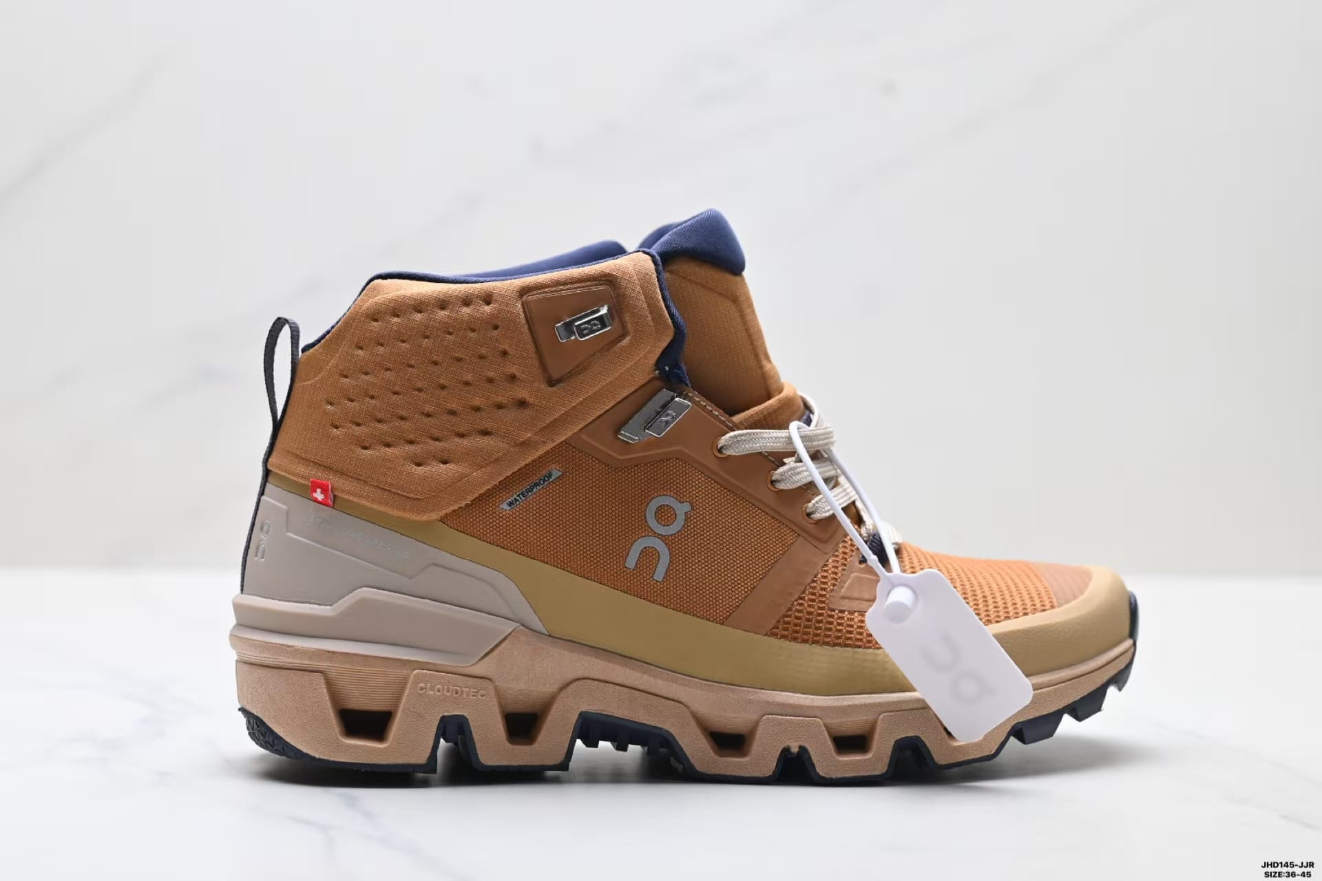 On THE ROGER Pro 2 1 On THE ROGER Pro 2 high top trainer side view JHD145-JJR