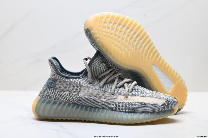 Breathable knit mesh upper detail close up