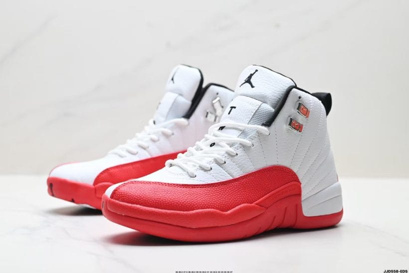 Air Jordan 12 retro upper panel detail close up