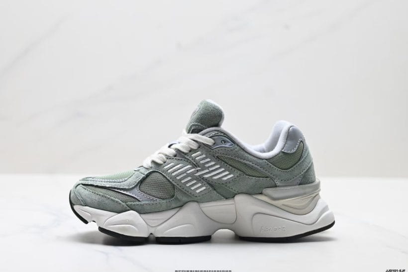  New Balance 9060 Series mesh and suede upper detail